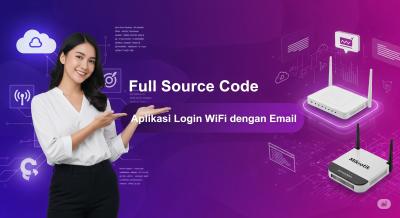 FULL Aplikasi Login Hotspot Mikrotik dengan Email